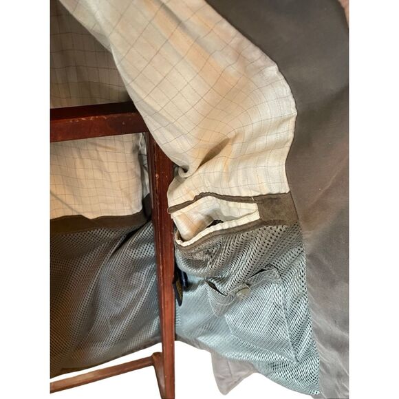 Vintage Cole Haan Country Lightweight Jacket Suede Trim 1990s Size Small - Picture 11 of 14